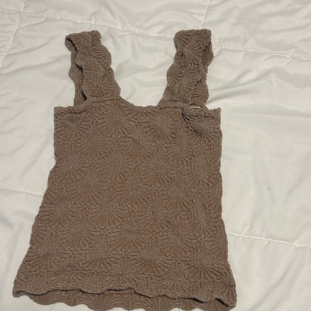 Free People Textured Love Letter Cami